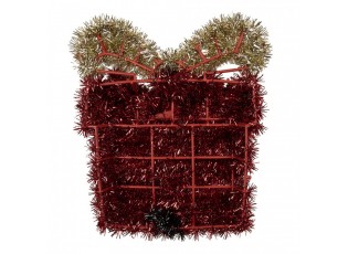 Christmas Ornament Gift 26x5x30 Cm Red Plastic - 26*5*30 cm