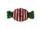 Christmas Ornament 33x2x16 Cm Red Plastic - 33*2*16 cm Clayre & Eef