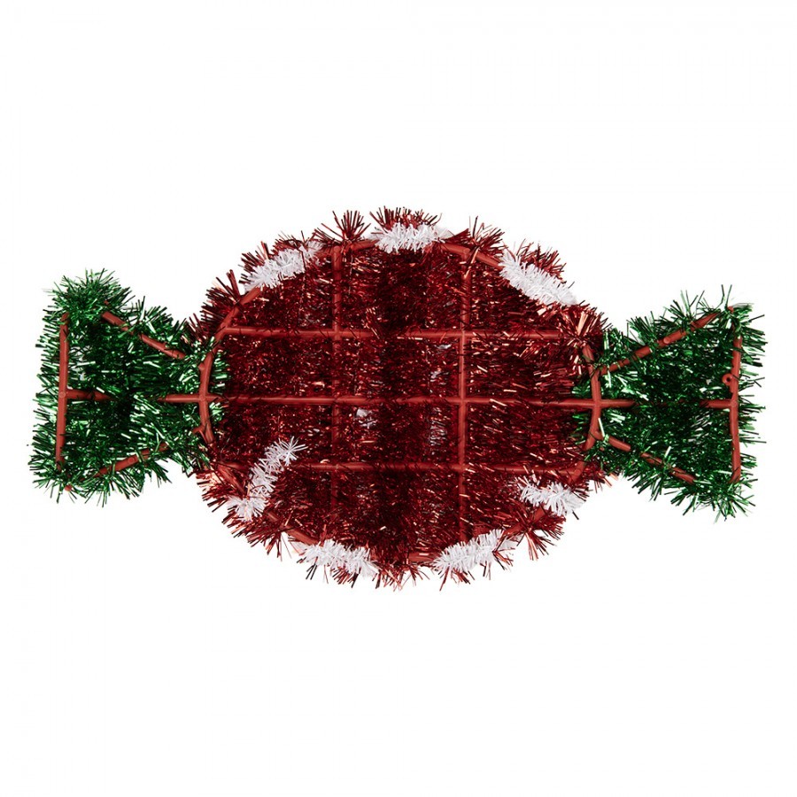 Christmas Ornament 33x2x16 Cm Red Plastic - 33*2*16 cm Clayre & Eef Christmas Ornament 33x2x16 Cm Red Plastic - 33*2*16 cm Clayre & Eef