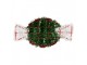 Christmas Ornament 33x2x16 Cm Green Plastic - 33*2*16 cm Clayre & Eef