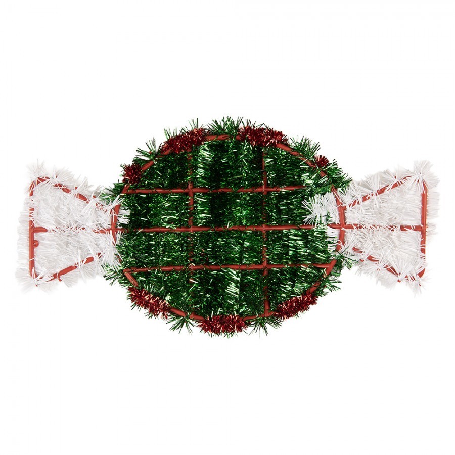 Christmas Ornament 33x2x16 Cm Green Plastic - 33*2*16 cm Clayre & Eef Christmas Ornament 33x2x16 Cm Green Plastic - 33*2*16 cm Clayre & Eef