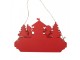 Christmas Ornament 21x1x14 Cm Red Wood - 21*1*14 cm Clayre & Eef