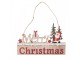 Christmas Ornament 22x1x14 Cm Beige Wood - 22*1*14 cm Clayre & Eef