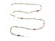Decoration Christmas Garland ? 2x180 Cm Silver Colored Glass - ? 2*180 cm Clayre & Eef