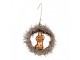 Christmas Ornament 8x4x9 Cm Silver Colored Glass - 8*4*9 cm Clayre & Eef