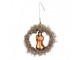 Christmas Ornament 8x4x9 Cm Silver Colored Glass - 8*4*9 cm Clayre & Eef