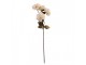 Vintage plnokvětá umělá růže s béžovými květy - 8*10*90 cm Clayre & Eef