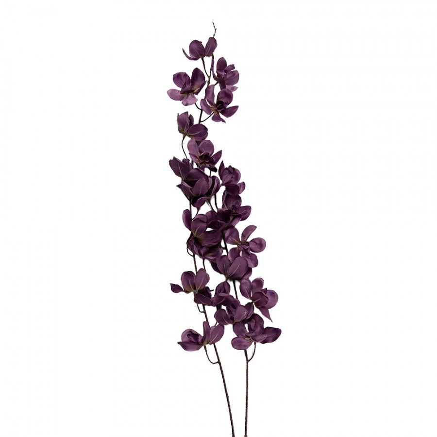 Elegantní umělá květina s fialovými květy - 10*10*110 cm