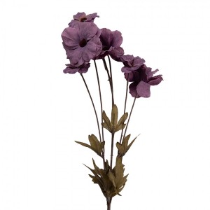 Elegantní umělá květina s fialovými květy - 6*8*80 cm