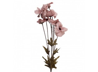 Elegantní umělá květina s pudrově růžovými květy - 6*8*80 cm