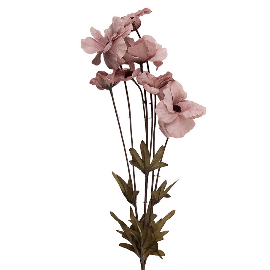 Levně Elegantní umělá květina s pudrově růžovými květy - 6*8*80 cm 5PL0270P