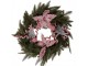 Christmas Wreath ? 60x20 Cm Green Plastic - ? 60*20 cm Clayre & Eef