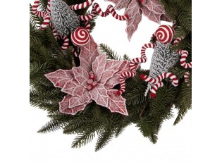 Christmas Wreath ? 60x20 Cm Green Plastic - ? 60*20 cm