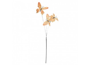 Dekorační větvička se žlutými motýlky Butterfly - 10*10*65 cm