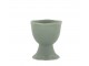 Zelený porcelánový kalíšek na vajíčko s krajkou Provence lace verte - 5*6 cm Chic Antique