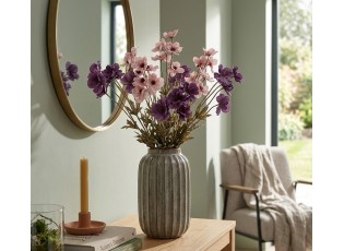 Elegantní umělá květina s pudrově růžovými květy - 6*8*80 cm