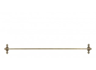 Mosazná antik nástěnná závěsná tyč Terrié L - 80*10 cm