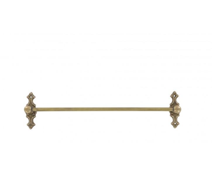 Mosazná antik nástěnná závěsná tyč Terrié S - 40*10 cm Chic Antique