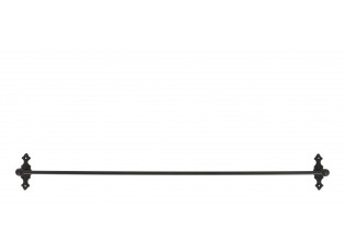 Černá antik nástěnná závěsná tyč Terrié L - 80*10 cm