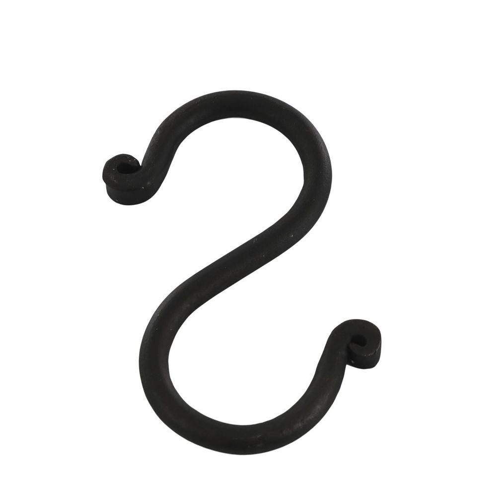 Černý antik závěsný háček Terrié M - 4*8 cm