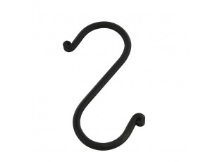 Černý antik závěsný háček Terrié L - 5*11 cm