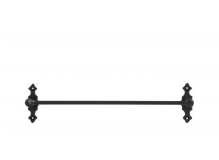 Černá antik nástěnná závěsná tyč Terrié S - 40*10 cm