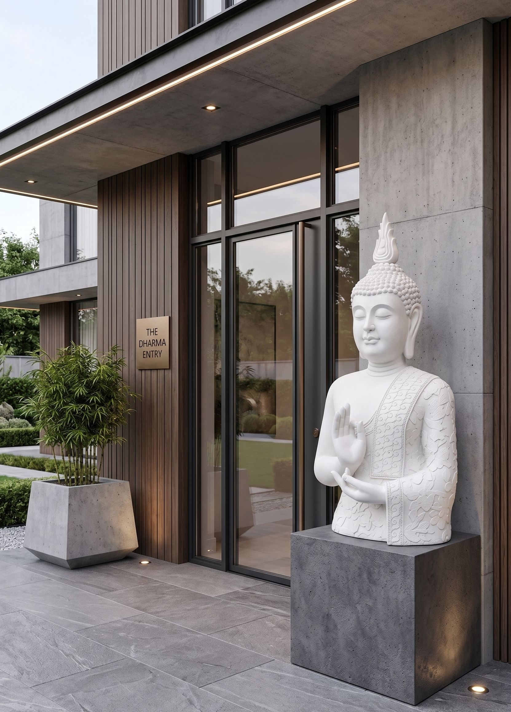Veliká dekorace socha Buddha Zen - 62*42*124 cm