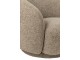 Otočné křeslo Olivia Ecru - 93*87*76 cm J-Line by Jolipa