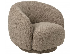 Otočné křeslo Olivia Ecru - 93*87*76 cm