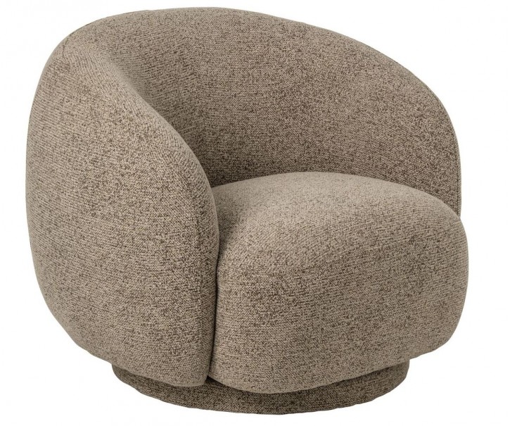 Otočné křeslo Olivia Ecru - 93*87*76 cm J-Line by Jolipa