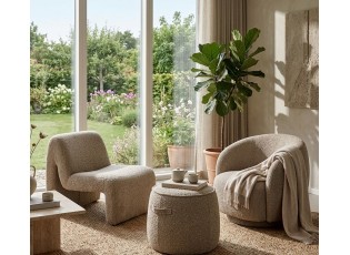 Designové křeslo Olivia Ecru - 64*87*70 cm