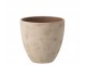 Béžový keramický obal na květináč Larigge M - Ø 20*19 cm J-Line by Jolipa