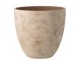 Béžový keramický obal na květináč Larigge XL - Ø 36*34 cm J-Line by Jolipa