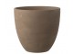 Taupe antik keramický obal na květináč Larigge XL - Ø 36*34 cm J-Line by Jolipa