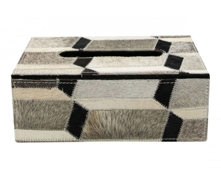 Kožený zásobník na papírové kapesníky multi - 25*14*9 cm Mars & More 