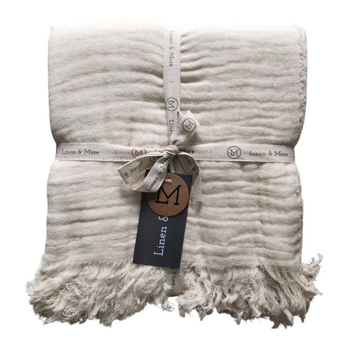 Levně Krémový mušelínový pléd Nova Muslin - 140*200 cm 7019GJFG01