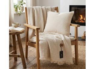 Krémový mušelínový pléd Nova Muslin - 140*200 cm 