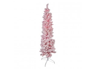 Růžový zasněžený umělý vánoční stromek Christmas Tree S - 30*30*120 cm