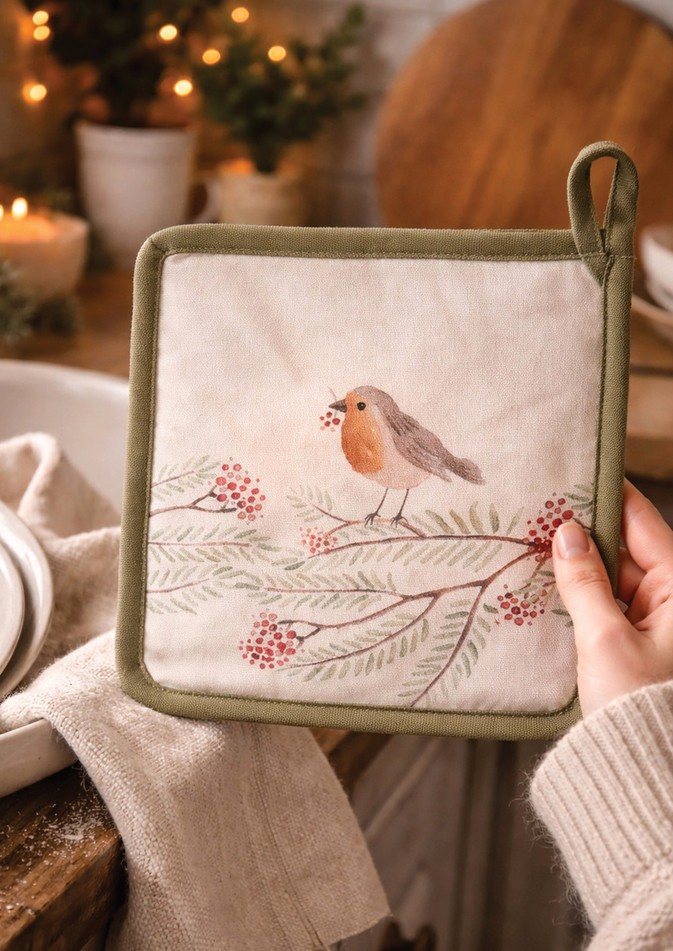 Chňapka - podložka Vintage Green Pine - 20*20 cm