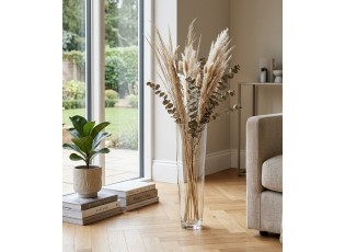 Transparentní skleněná váza Tow - Ø 19,5*70 cm