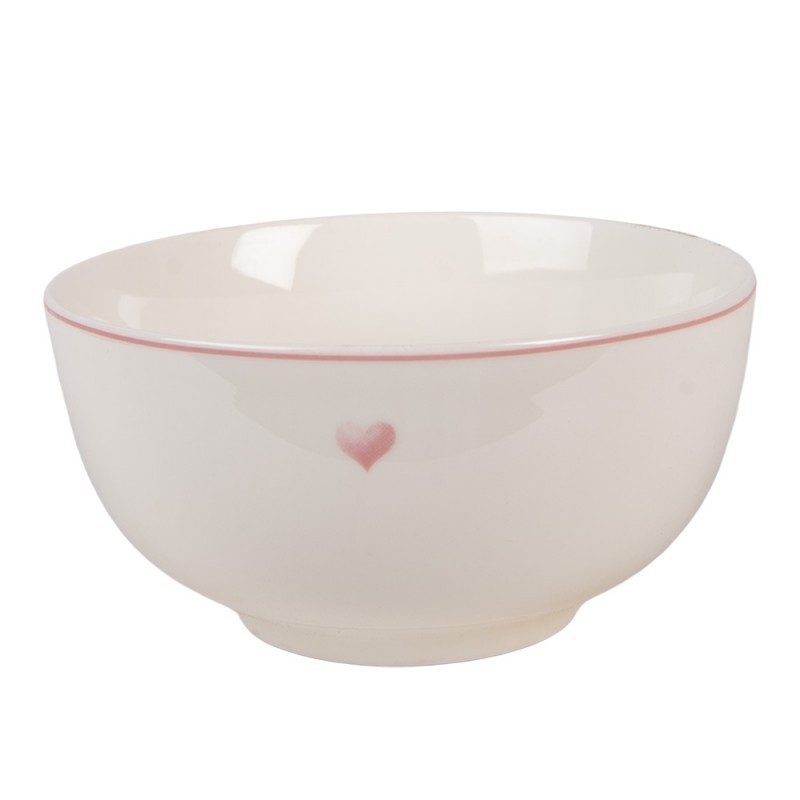 Porcelánová miska se srdíčkem Beautiful Heart - Ø 14*7 cm / 500 ml