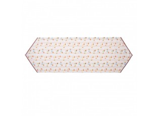 Béžový bavlněný běhoun s jezevčíky Puppy Pullover - 50*160 cm