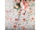 Bílý bavlněný ubrus s růžemi Soft Romantic Blush - 100*100 cm Clayre & Eef
