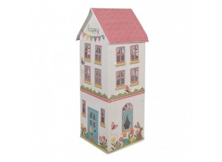 Decorative Figurine House 11x12x28 Cm White Metal - 11*12*28 cm