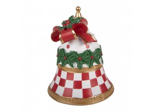 Christmas Decoration Figurine Bell ? 16x20 Cm White Plastic - ? 16*20 cm