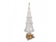 Christmas Decoration Figurine Christmas Tree ? 9x30 Cm White Plastic - ? 9*30 cm Clayre & Eef