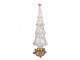 Christmas Decoration Figurine Christmas Tree ? 9x30 Cm White Plastic - ? 9*30 cm Clayre & Eef