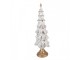 Christmas Decoration Figurine Christmas Tree 20x14x46 Cm White Plastic - 20*14*46 cm Clayre & Eef