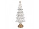 Christmas Decoration Figurine Christmas Tree 20x14x46 Cm White Plastic - 20*14*46 cm Clayre & Eef