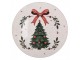 Plastový servírovací talíř se stromky Christmas Harmony L - Ø 40*1 cm Clayre & Eef